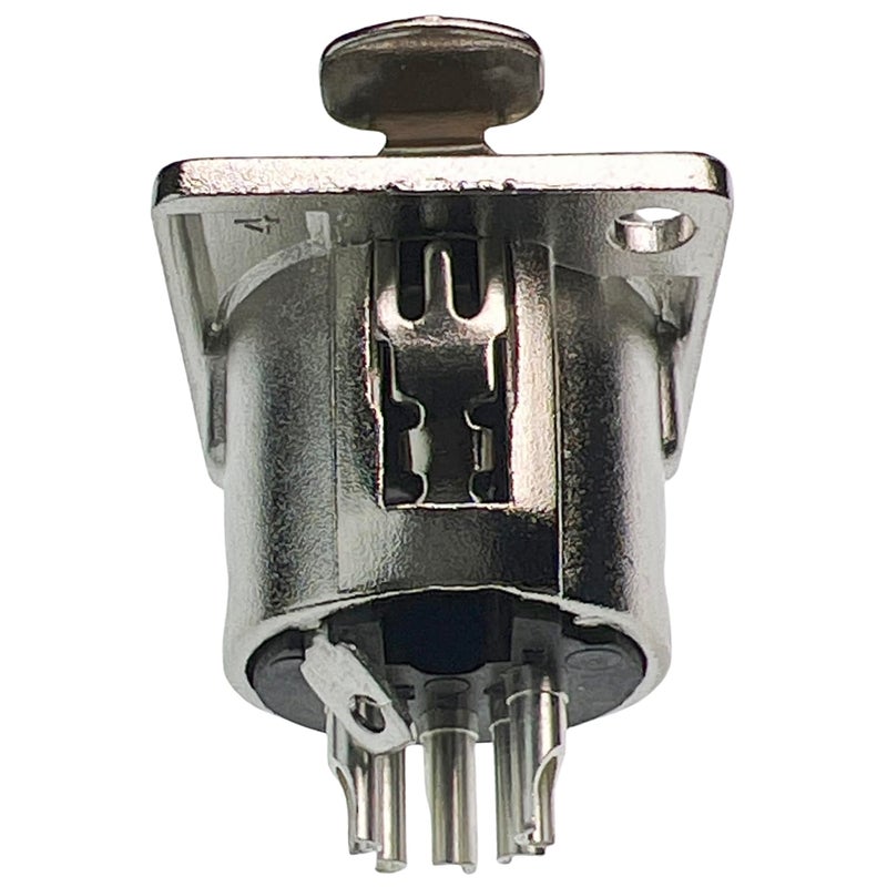 CESS 5 Pin XLR Female Socket Connector Panel/Chassis Mount (4 Pack) - Image 5